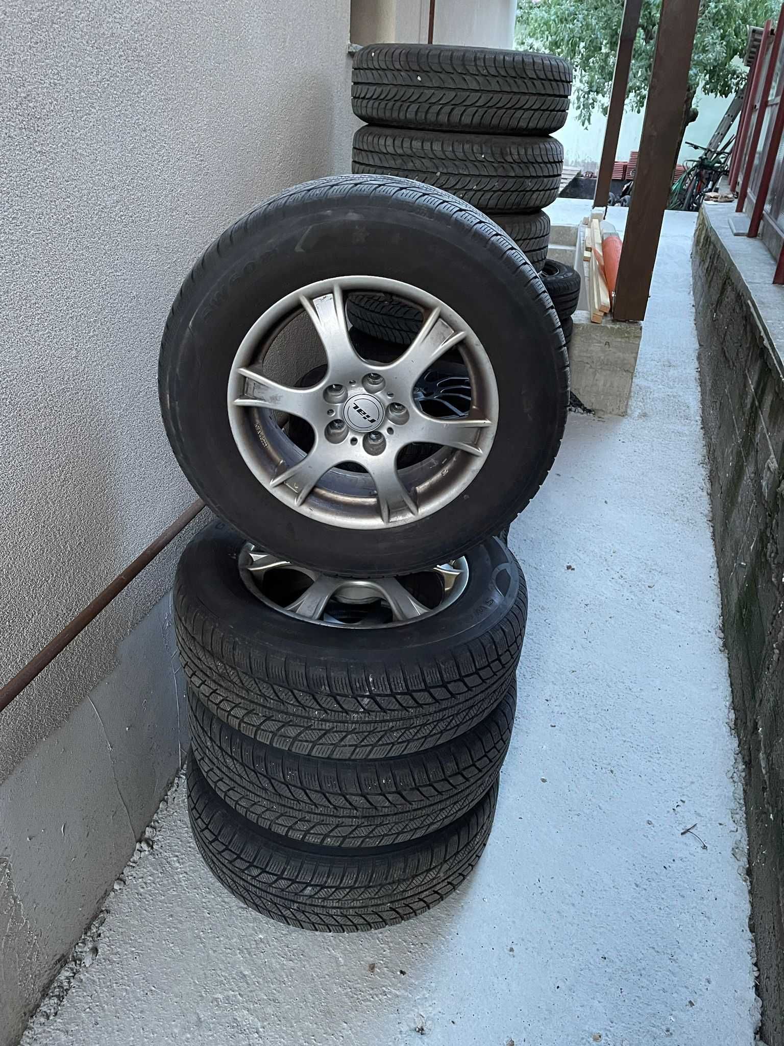 Jante si cauciucuri Iarna/Vara, Dacia, Nissan, Renault