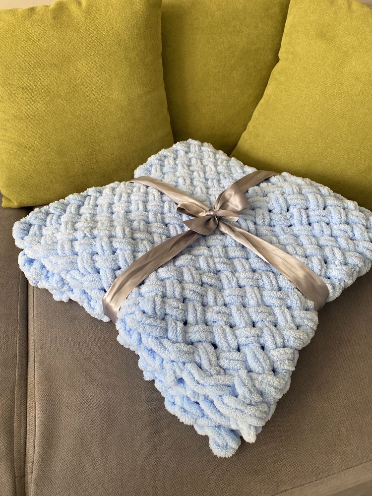 Плетено бебешко одеяло