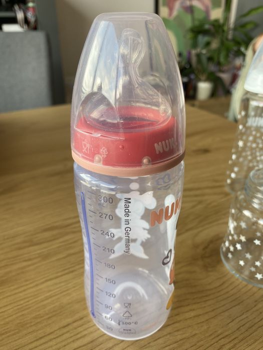 Стъклени бутилки chicco, nuc, bpa free