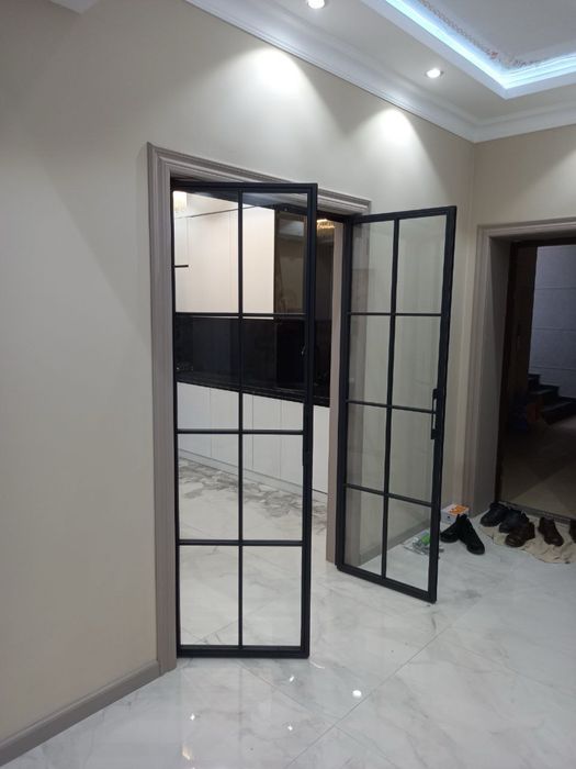 Раздвижные двери/перила/душевые кабинки/перегородки лофт