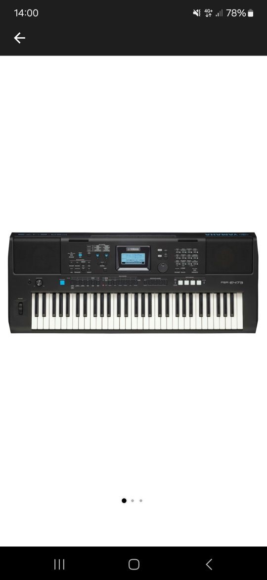 Vând orga yamaha psr e473