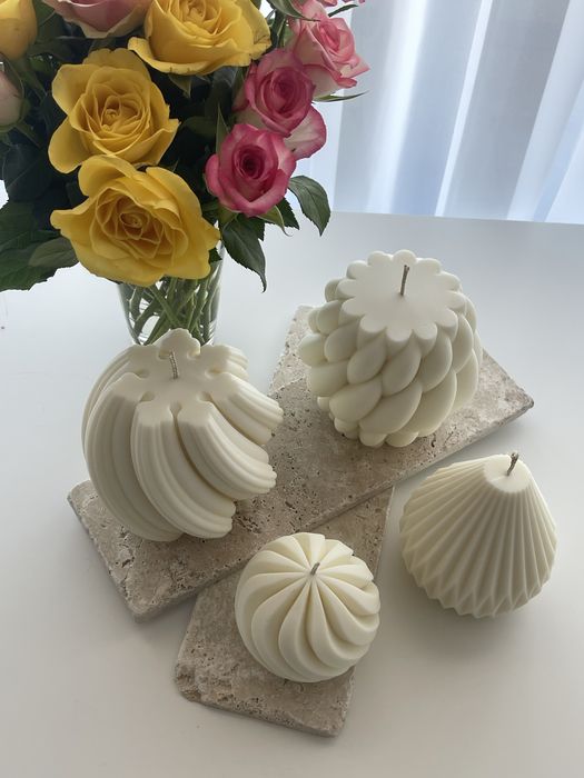 Lumanari decorative din ceara de soia