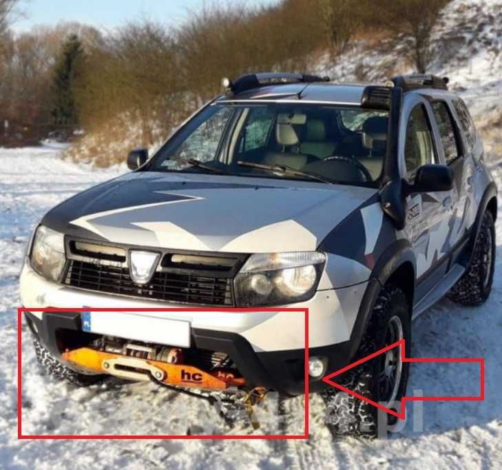 Suport de troliu DACIA DUSTER - Suport de troliu in bara originala