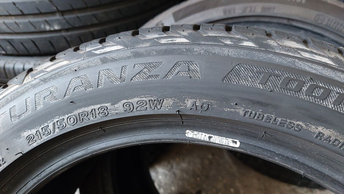 Летни гуми 215/50/18 Bridgestone Turanza T001 4 броя