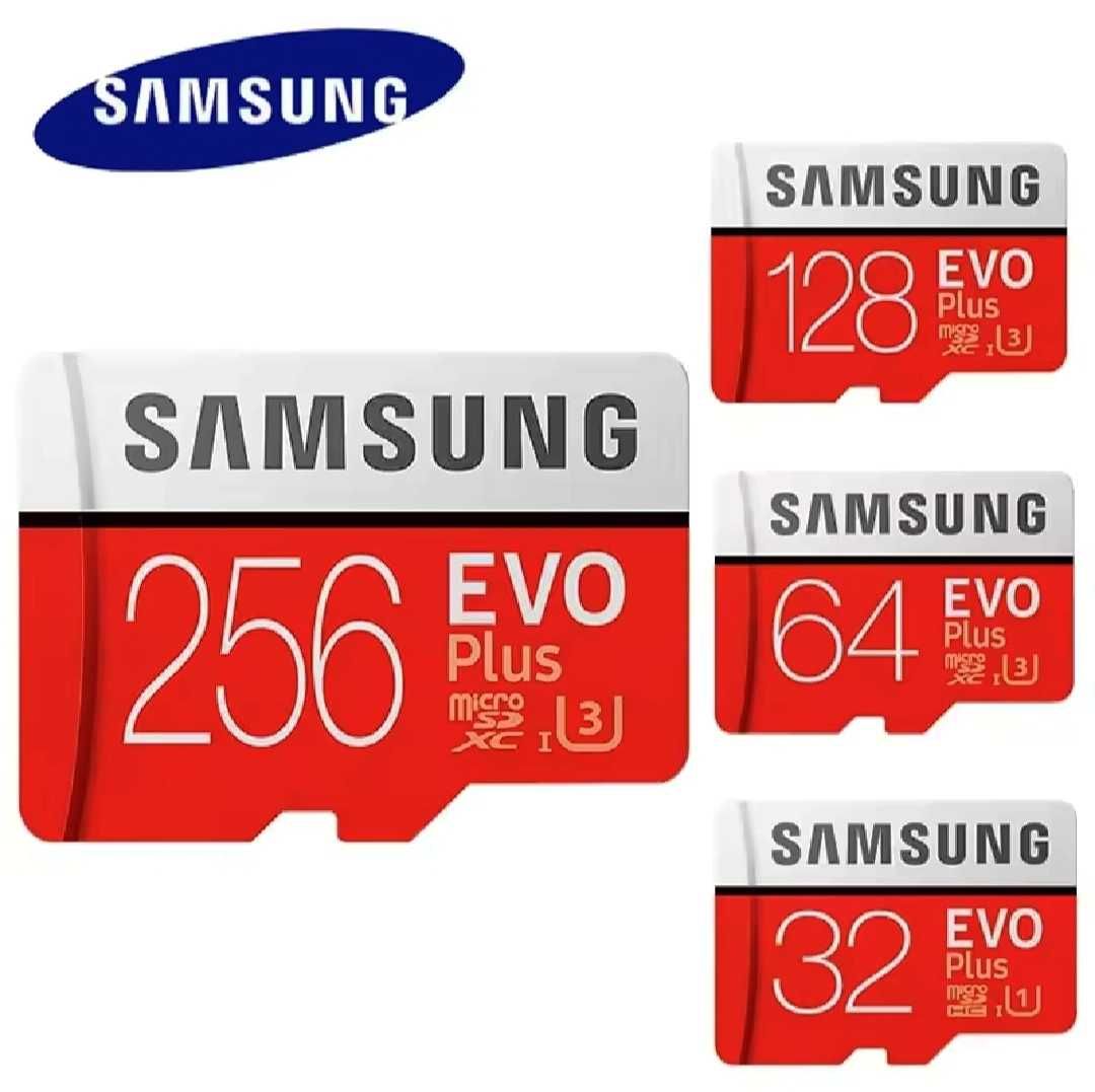Оригинална SD мемори/памет/  карта Samsung 128gb
плюс мемори адаптер