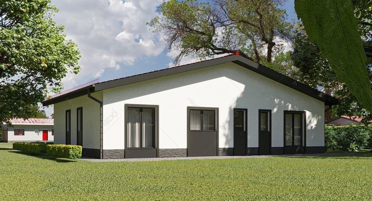 Case pe structura metalica învelite cu panouri sandwich