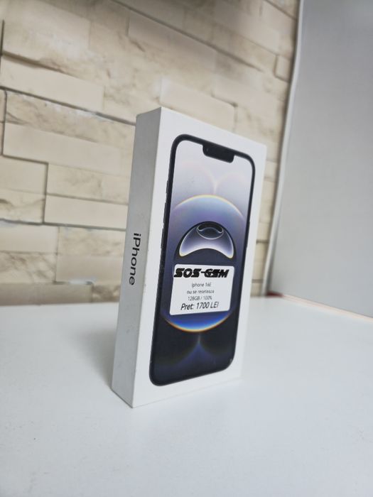 Iphone 16E 128GB / 100% ( nu se reseteaza )