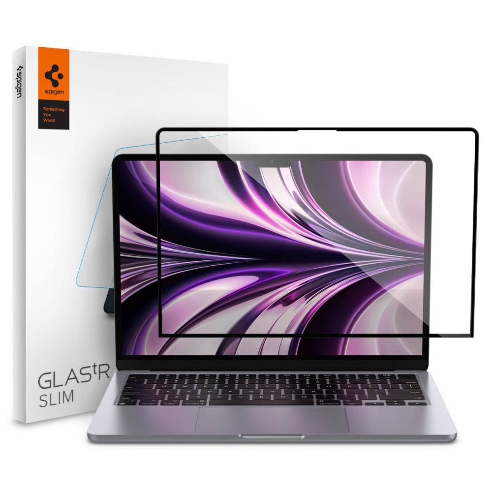 Spigen висококачествено стъкло за целия дисплей MacBook Pro 13'2022