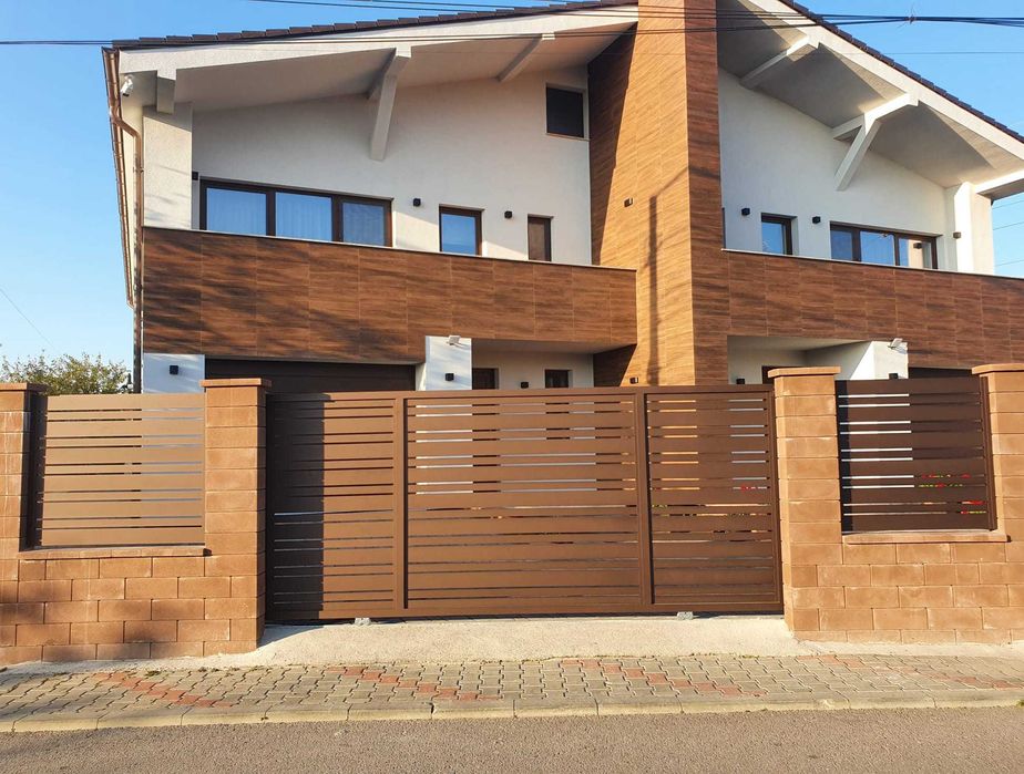 Balustrade din aluminiu și garduri electrostatic.