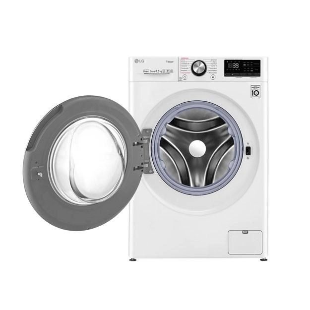 Стиральная машина LG F2V9GW9W (Белая) (С подачей пара+Turbo Wash) 8.5