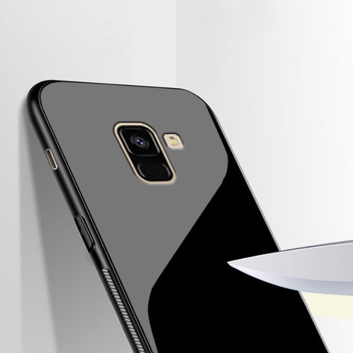 Husa Glass Duo din sticla pt. Samsung Galaxy A6 2018, A6 Plus, A7 2018