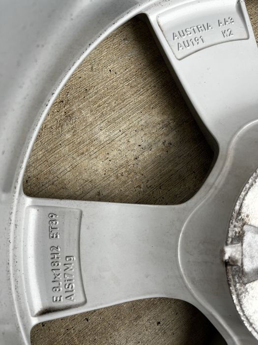 4бр лети джанти 18 цола 5х112/ет39/ц.отв.66.6/8J/за audi a6 4G/ауди А6