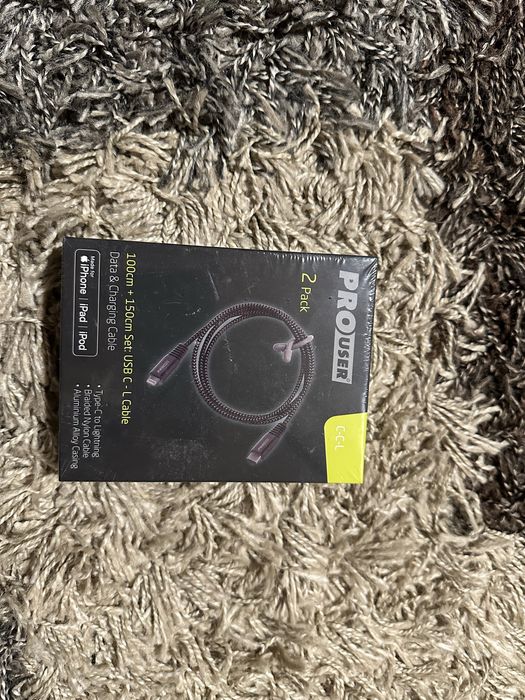 Cablu Incarcator set 2 bucati 1M si 1,5M lungime