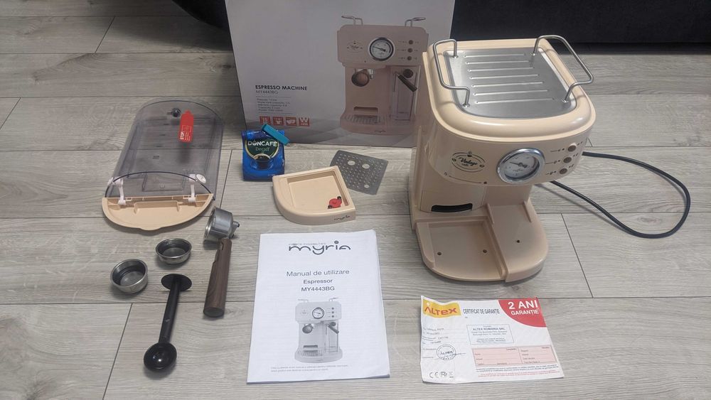 Espressor manual MYRIA MY4443BG
