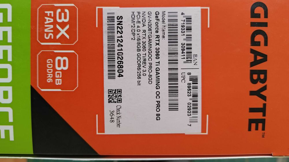 Gigabyte 3060 ti