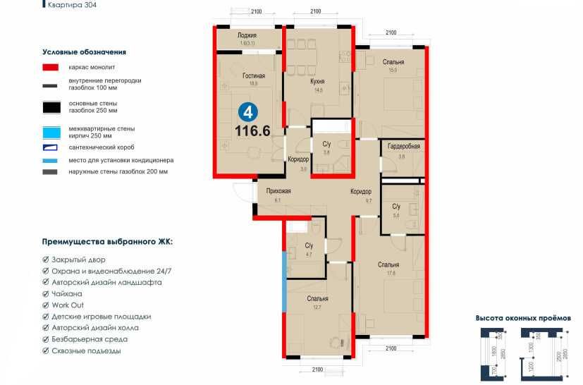 Супер скидка в новом ЖК 4-комнатная за 72 тыс Горячее предложение! (ГА