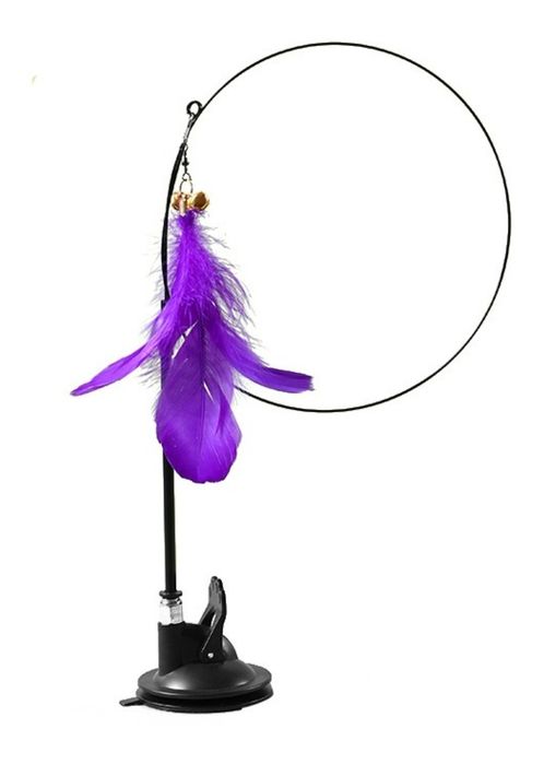 Дразнилка с присоской 90см, игрушки для кошек