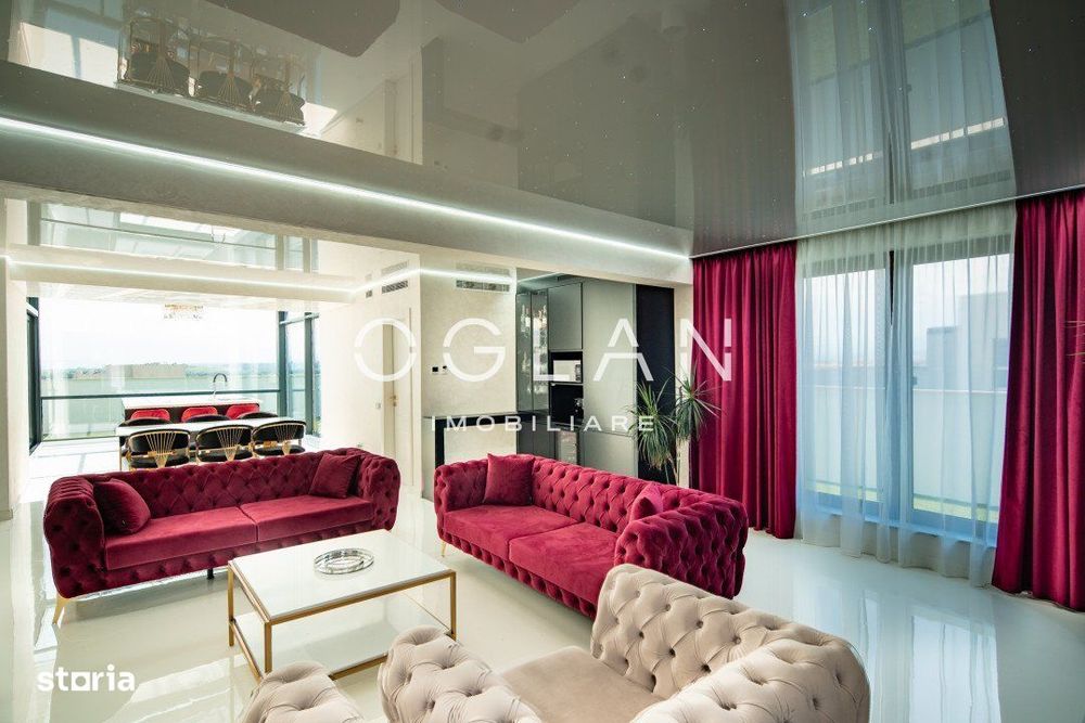 Penthouse DE LUX 4 camere, finisaje/mobilier premium, Doamna Stanca