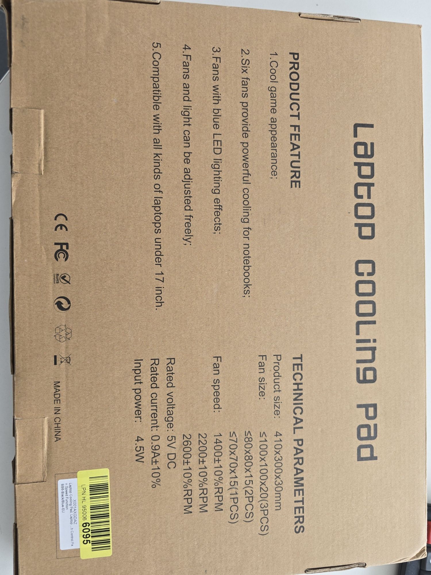 Cooler laptop cu 3 si cu 6 ventilatoare