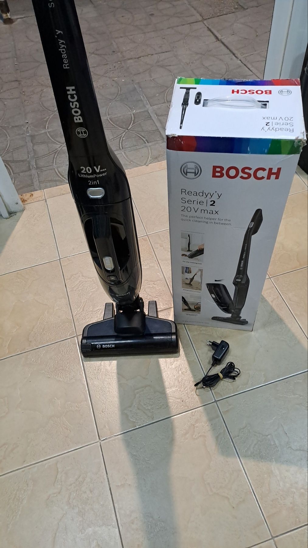 BOSCH Readyy'у serie2 ,20V безкабелна акомулаторна прахосмукачка-300лв