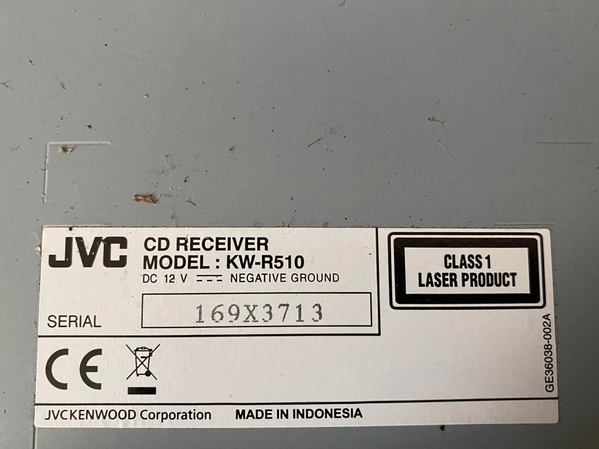 JVC KW-R510 за 2дин