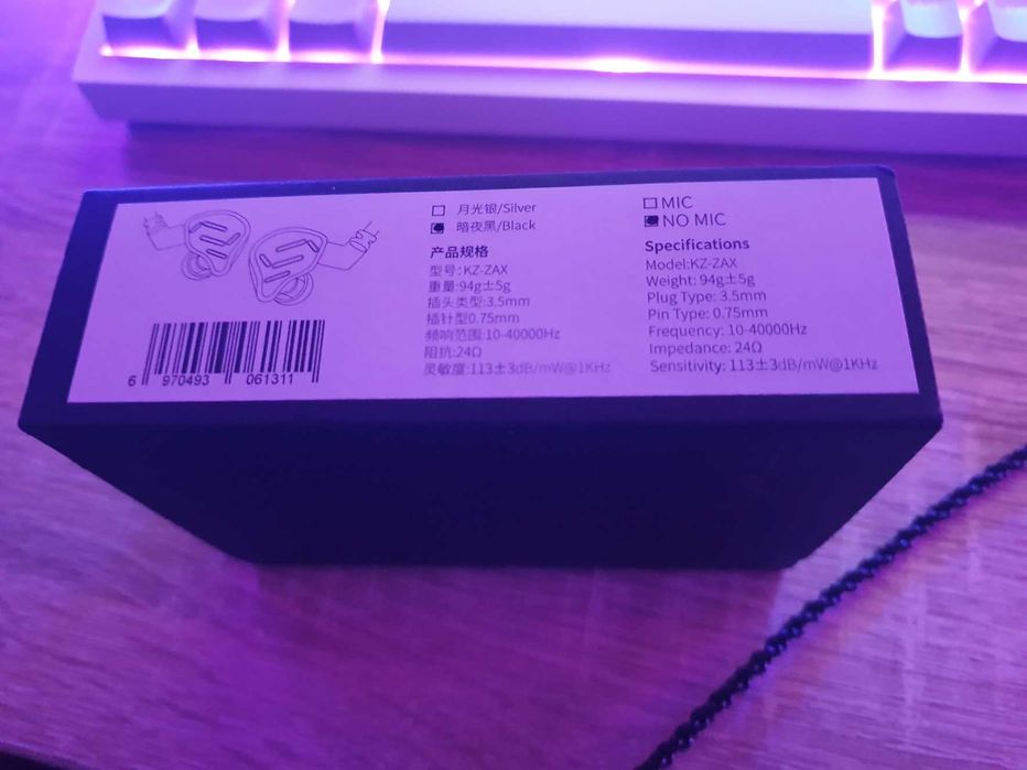 Casti IEMs KZ Zax , pret negociabil