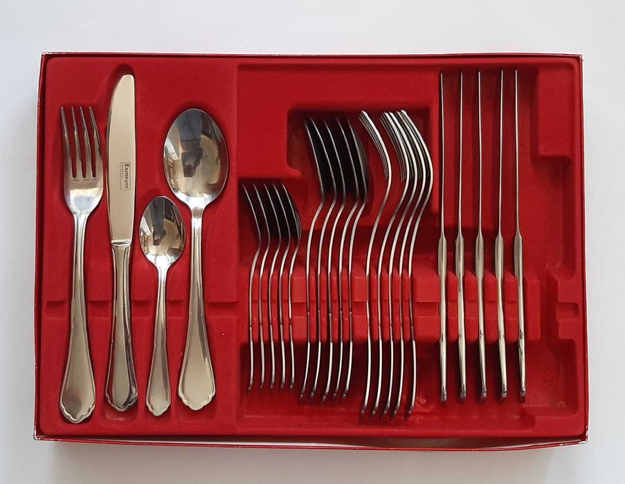 ESMEYER - НОВИ немски прибори за хранене сервиз за 6 човека нож ножове