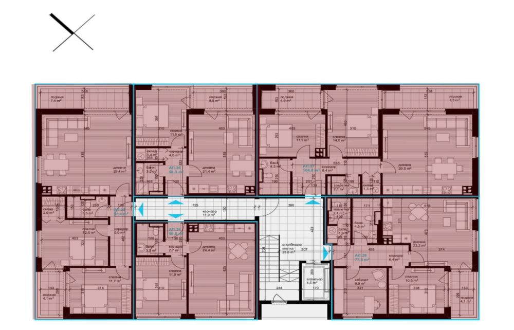 Продава се Двустаен апартамент в Варна, Аспарухово - 59 кв.м за 1648 €/кв.м - Снимка #4