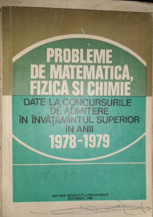 Carti matematica fizica