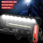Pachet complet: Far frontal cu 7 LED-uri și bandă LED + stop spate.
