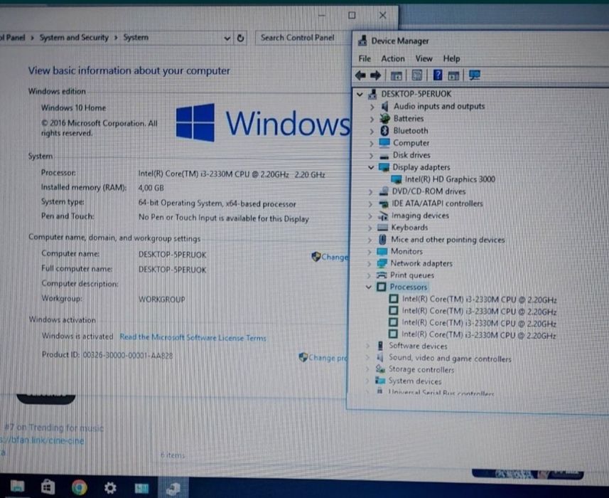 Laptop Asus X54 Procesor i3
