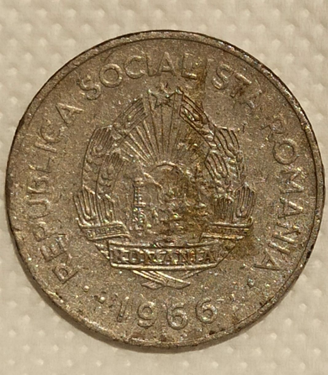 Monedă 1 leu din 1966