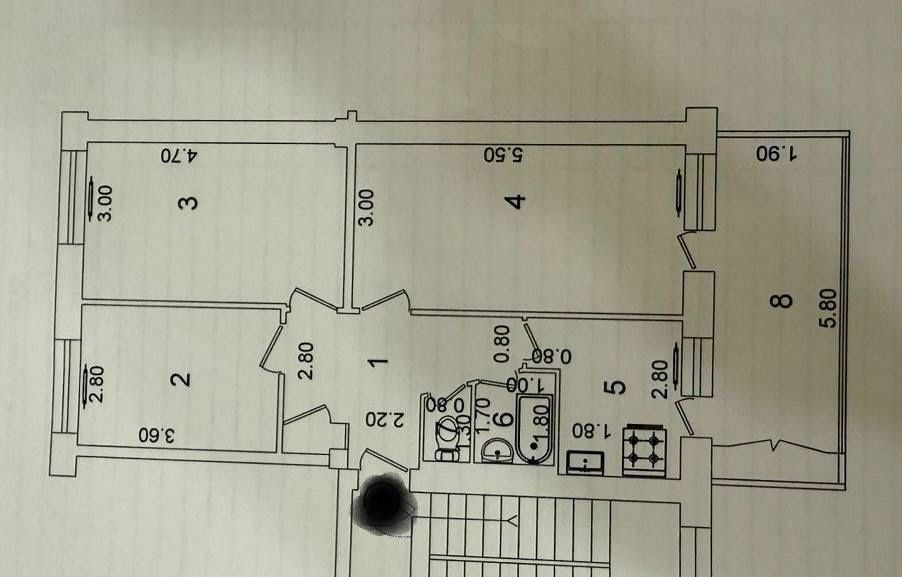 Квартира 3-х комнатная на Ц-4 , уютная.