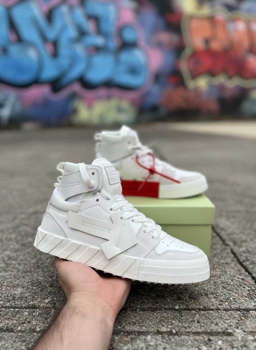 Adidasi Off White High Court 3.0 - Adidasi Premium - Piele Naturala