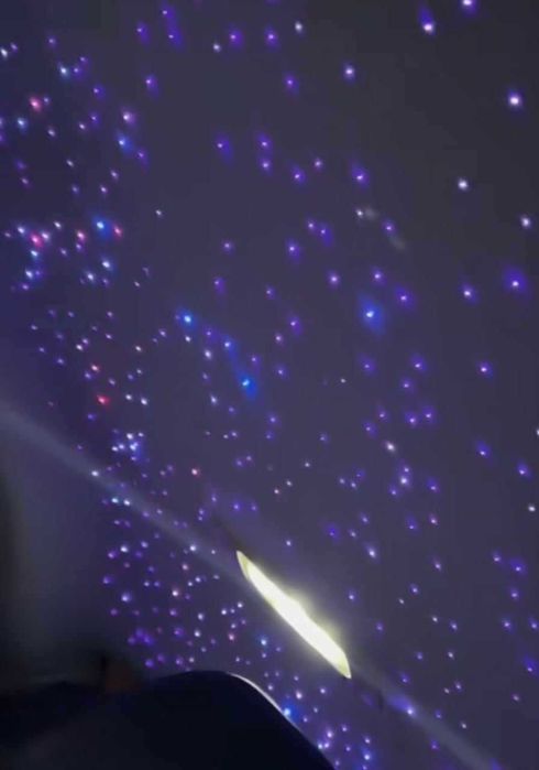 Kit Fibra Optica Plafon Instelat 20W cu TWINKLE, RGBW 1100 Fire 3M