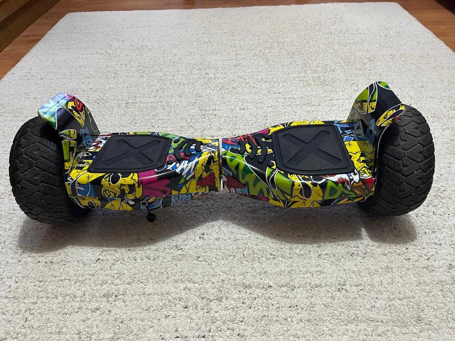 Hoverboard All Terrain, design graffiti+ husa transport
