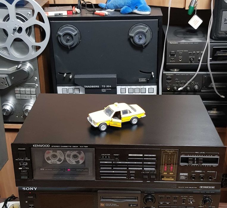 Casetofon Deck Stereo Vintage KENWOOD KX76R BLACK (made in Japan)