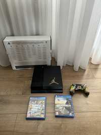 PlayStation 4, 500Gb, 1 maneta, 2 Jocuri