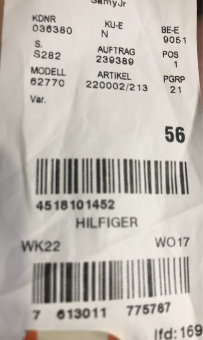 Vand costum barbati Tommy Hilfiger 56