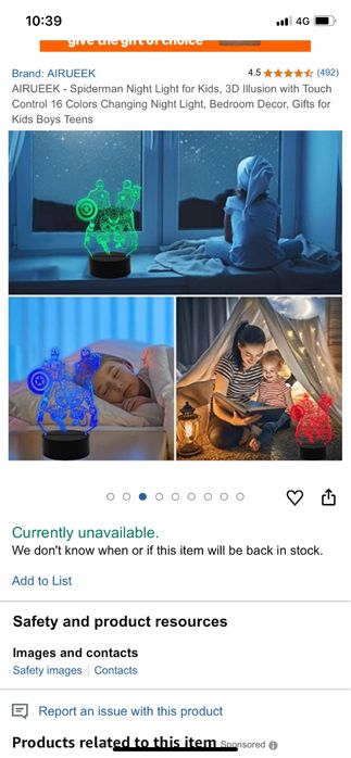 Lampa Spiderman,iluzie 3D,16 culori schimbatoare.Noua