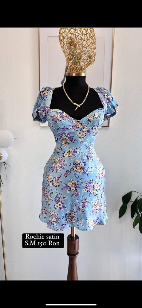Rochie satin Zara