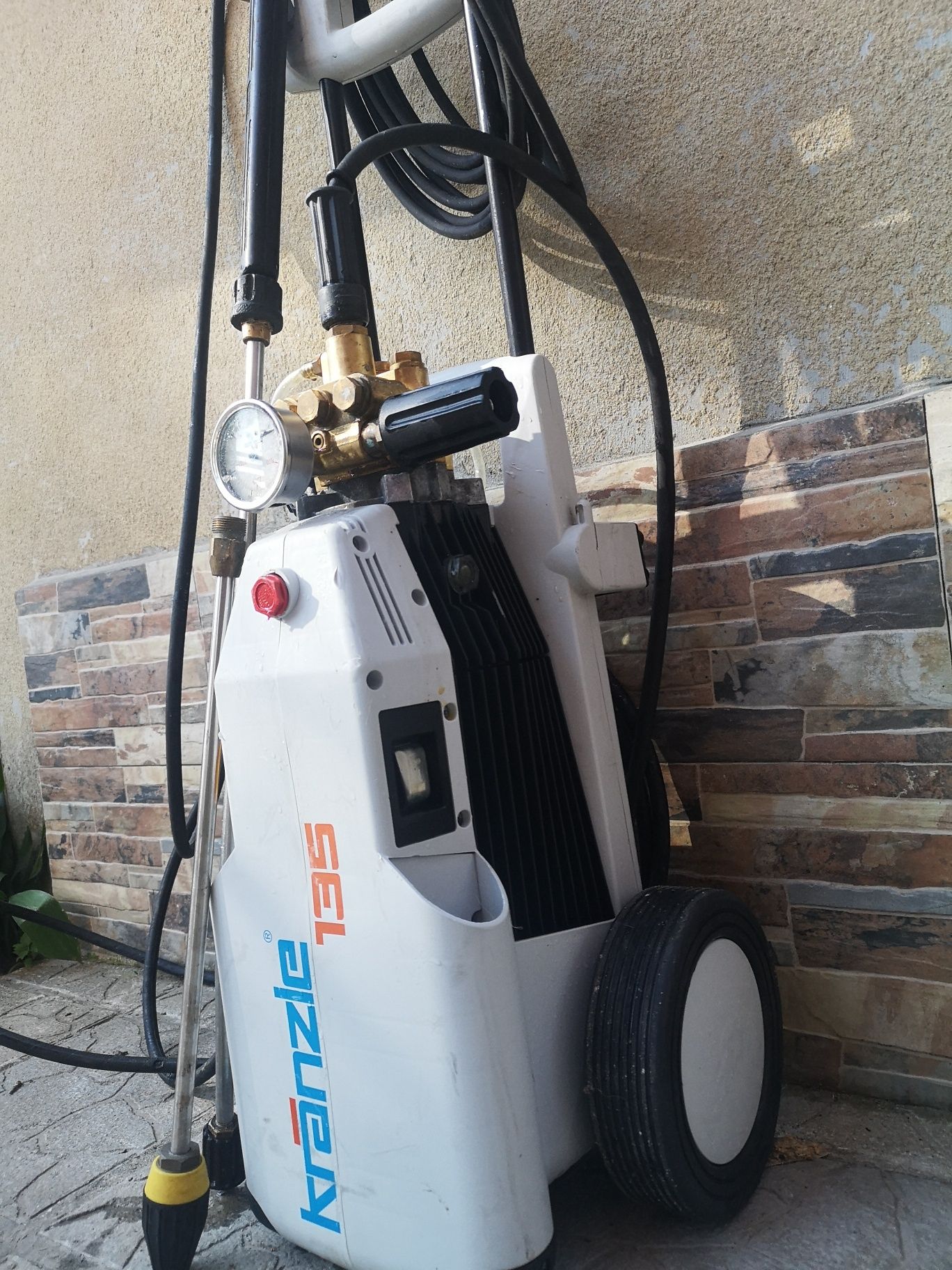 Водоструйка Kranzle 134Profi Керамика Отпушване Канали 150bar 3kw