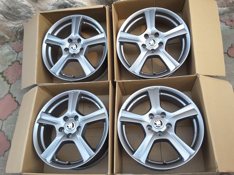 jante aliaj 17; 5x112;  Skoda Kodiaq, Karoq, Superb, Octavia Scout
