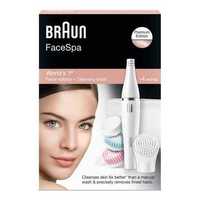 Vand Epilator Facial Braun Face SE851 Editie Premium - Gentuta - Alb