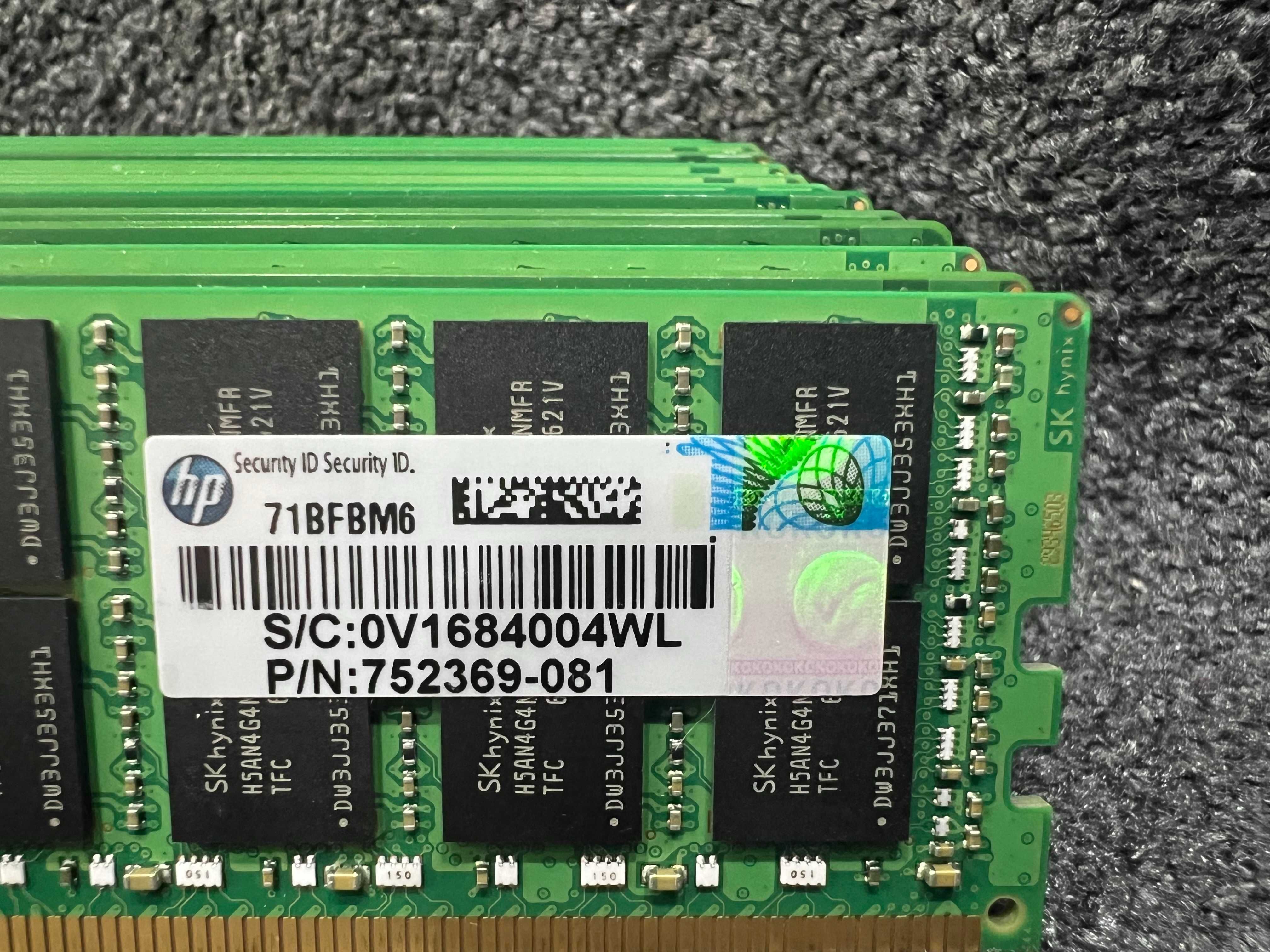 NEW!! Оперативная память HP DDR4-16Гб 2133, ECC для сервера HPE g9 g10
