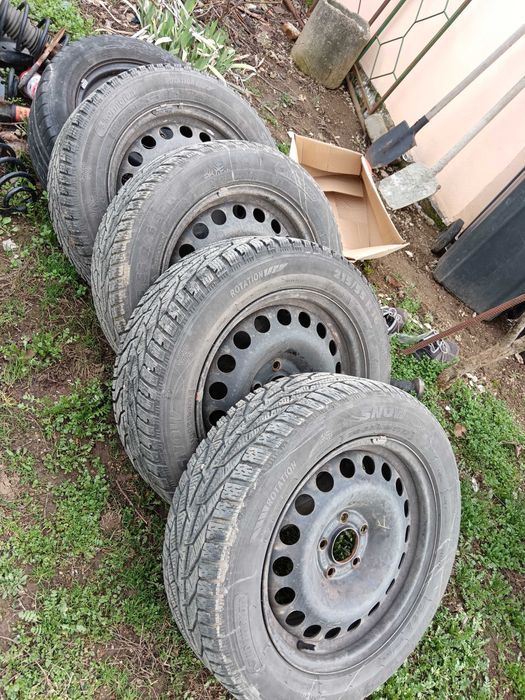 Jante 5x110 R16 cu anvelope iarnă