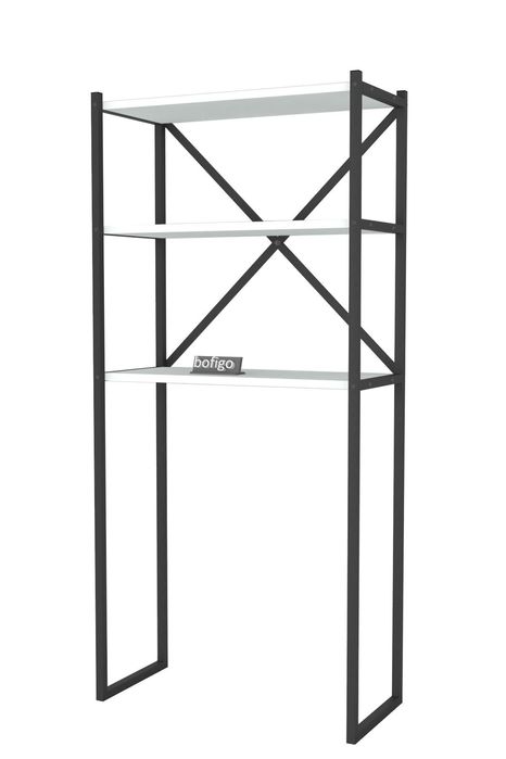 Шкаф за пералня и сушилня. Органайзер за баня с 3 рафта