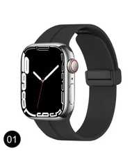 Curea/Husa Folie Silicon Magnetica Compatibila Ceas Apple Watch