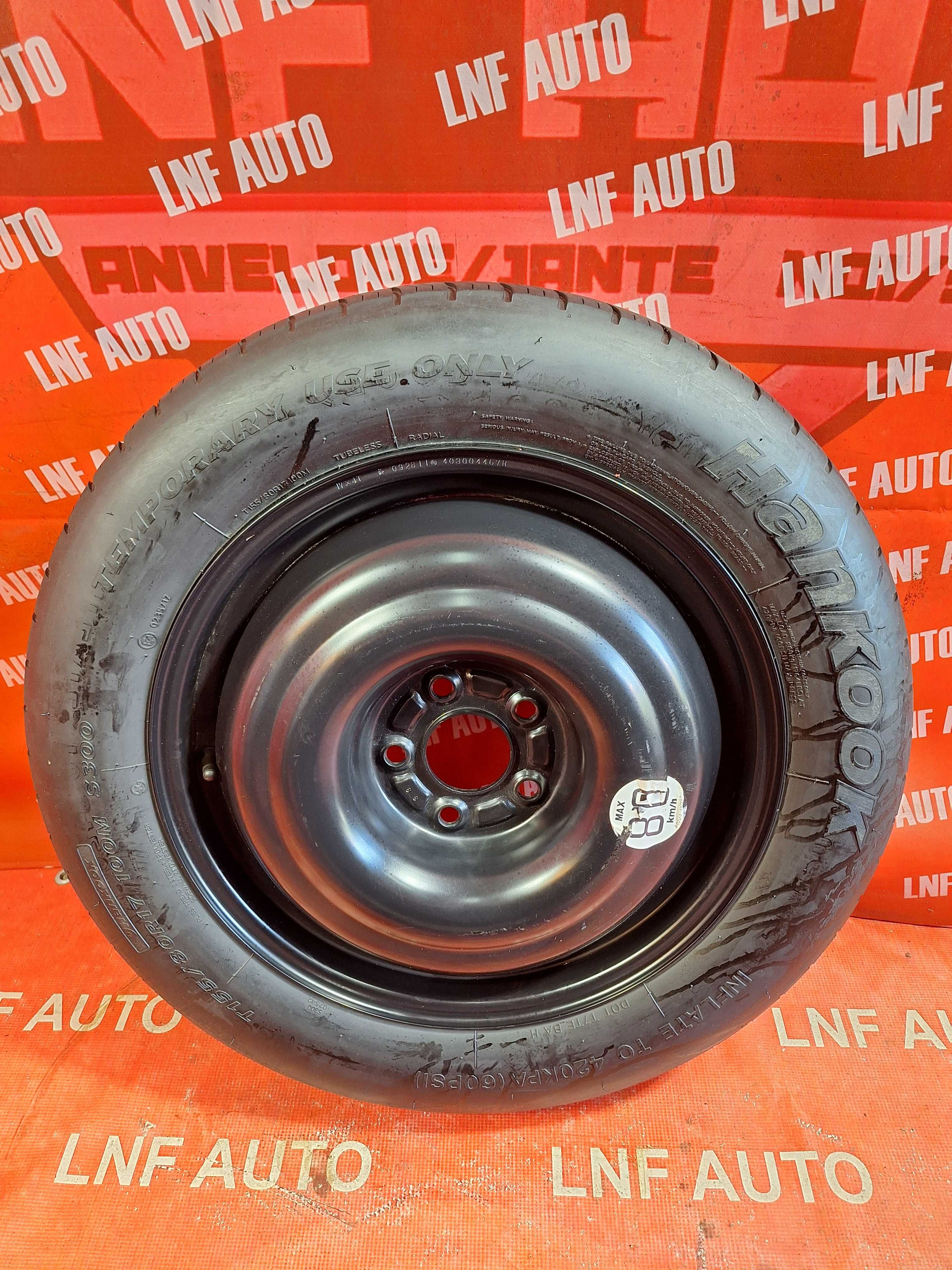 Rezerva SLIM 5x114.3 17'' Dacia Duster Renault Kaleos Kadjar NISSAN