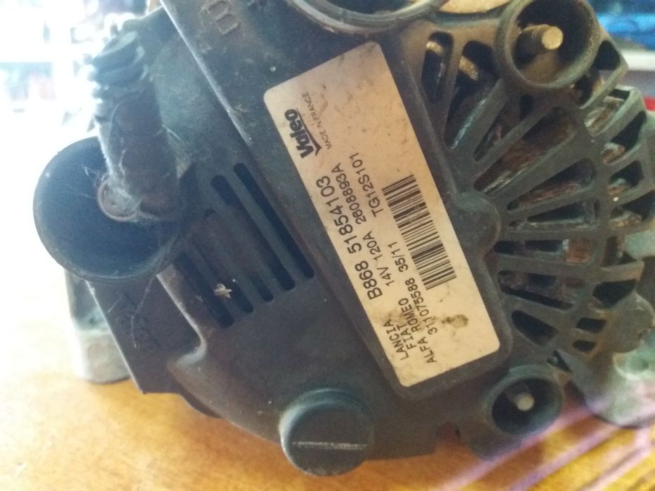 Alternator Fiat Panda 1.3 Multijet 120A